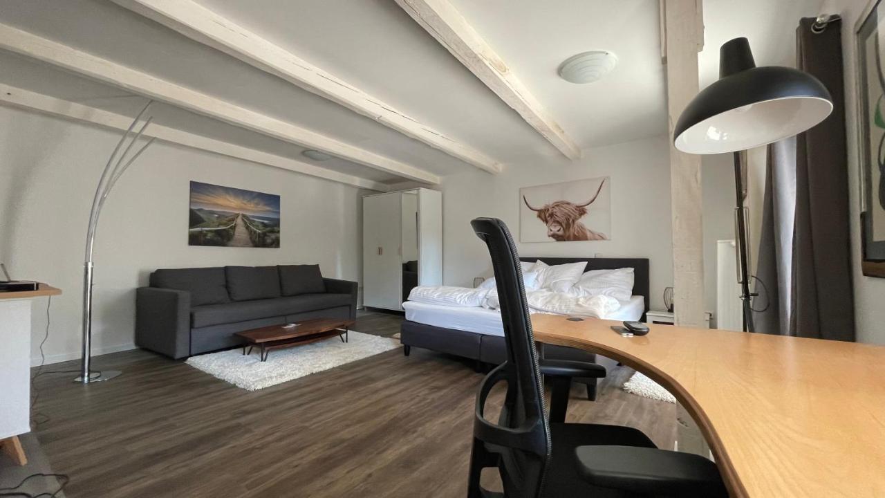 Apartament Oase Im Gruenen Hinterhof, Eg, Ruhe, Terrasse, Carport, Free Paytv, Kaffee&Tee, Fahrraeder Duisburg Zewnętrze zdjęcie